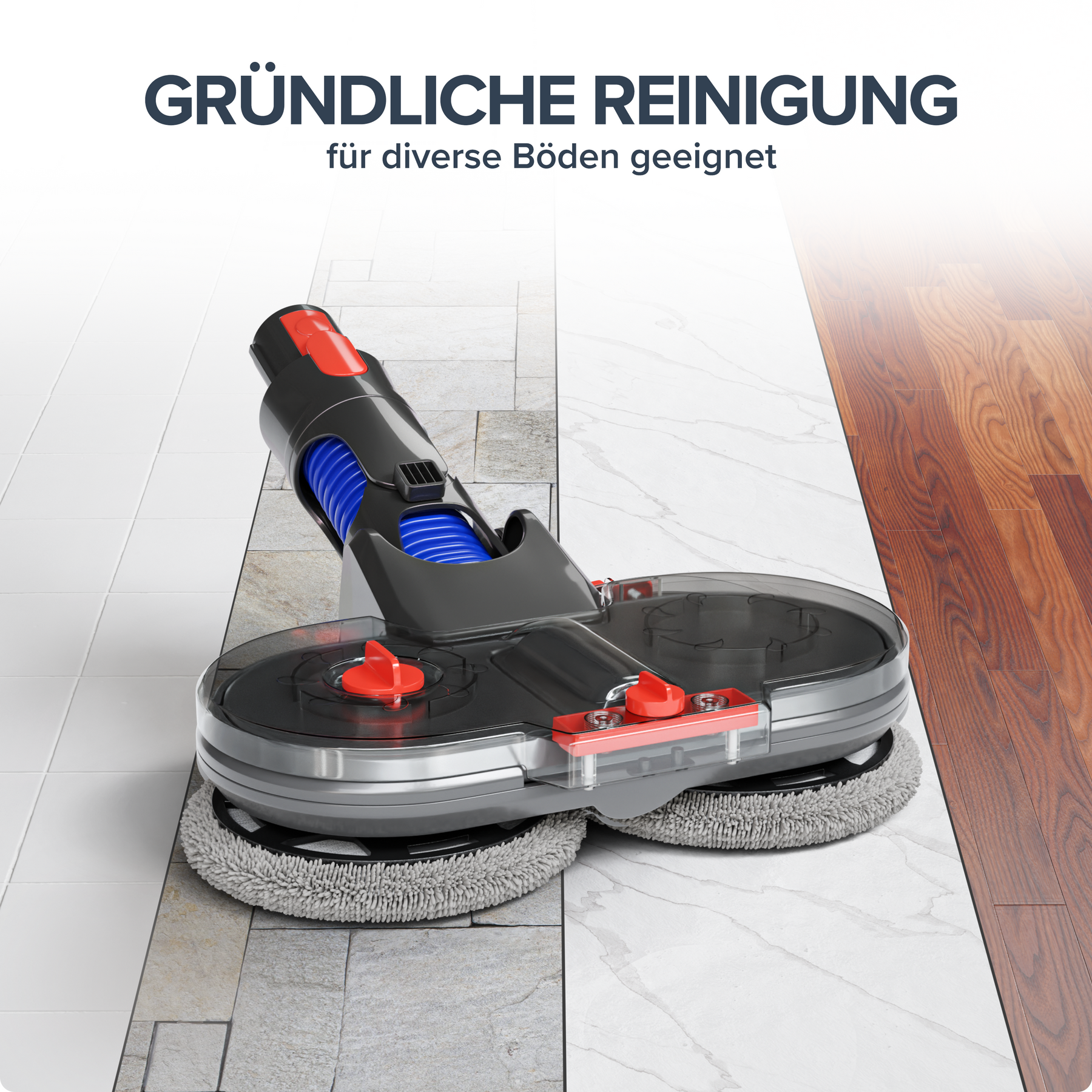 Electric mop attachment suitable for Dyson V7/ V8/ V10/ V11/ V15